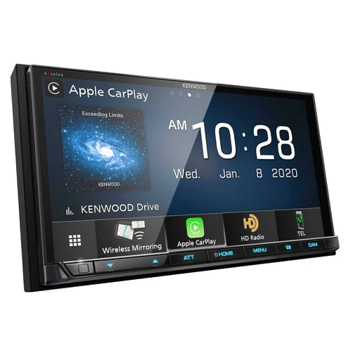 Kenwood DMX907S Excelon 6.95 Inch Capacitive Screen Multimedia Receiver (Renewed)