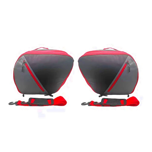 FADUIES Motorcycle Bag, Motorcycle Saddlebags, Motorcycle Luggage Bags Expandable Inner Bags Pannier Liner Tool Box Saddle Bag Suitcases for TRACER 9/900 GT 9GT 900GT 2020 2021 (Red)