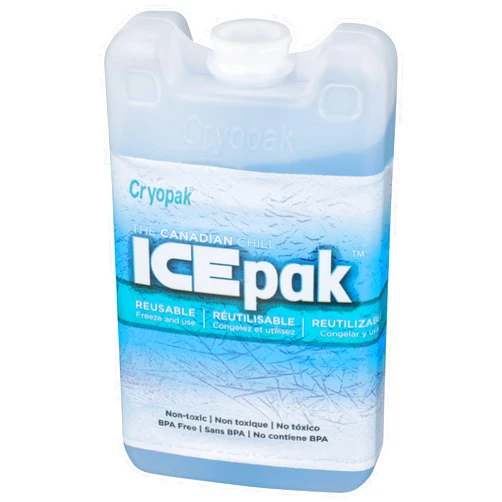 Generic Cryopak IcePak Hard Gel Pack - Lunch Size - 3 Pack, Clear