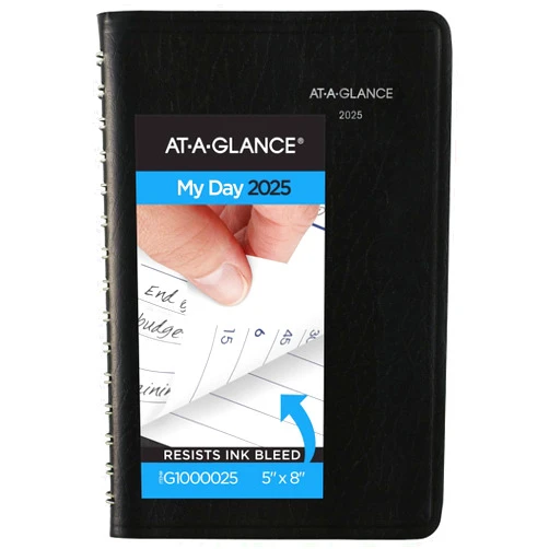AT-A-GLANCE 2025 Appointment Book Planner, Daily, 5