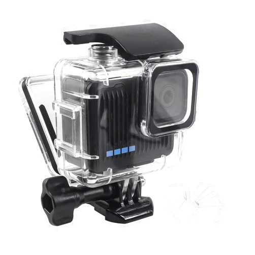FitStill 196FT/60M Underwater Waterproof Diving Housing Compatible for Go Pro Hero 4K,Protective Dive Case Shell with Mount Hero4K 2024 Action Camera Accessories Kit