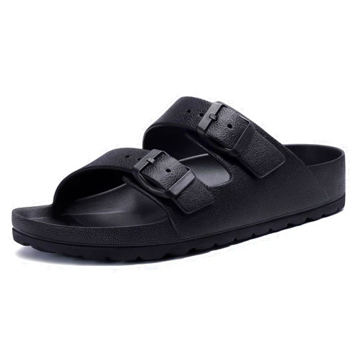 KIDMI Women's Comfortable EVA Sandals with Medium Arch Support, Adjustable Buckle Summer Beach Slide Sandal