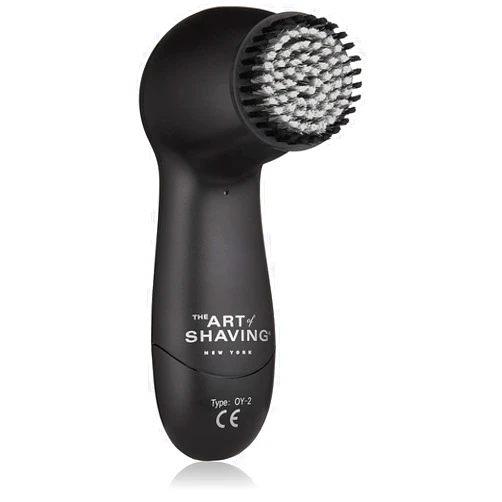 The Art of Shaving Facial Cleansing Brush - Power Exfoliating Brush, Massages & Gently Exfoliates Skin, Reduces Ingrown Hairs & Razor Bumps