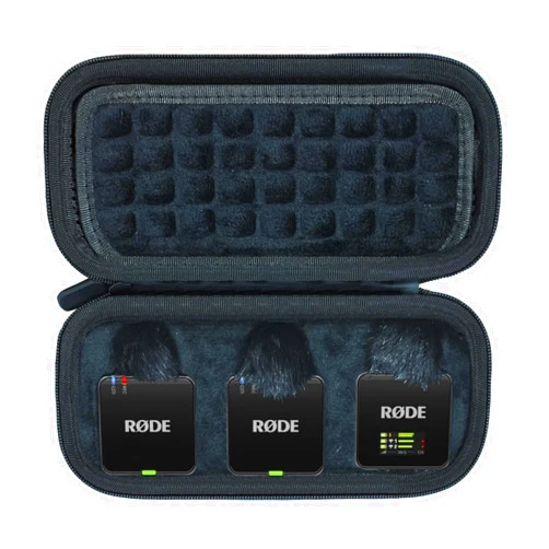 ILouxNei Case Compatible with RØDE Rode Wireless GO Gen 3 III/II Compact Wireless Mic,Black(Only Case)