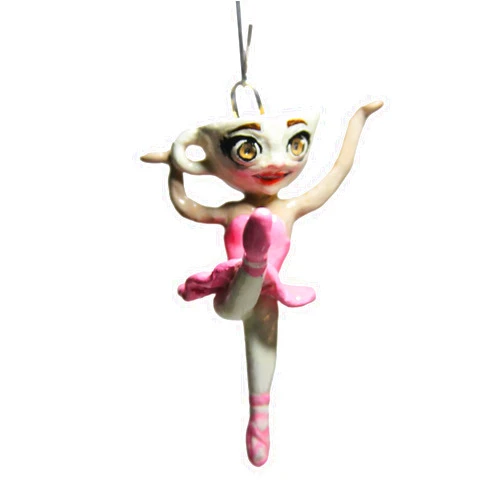 The Brooklyn Vibe Ballerina Cappucina Ornament | Italian Brainrot Christmas Ornament, Perfect Meme Gift for Kids and Grandkids