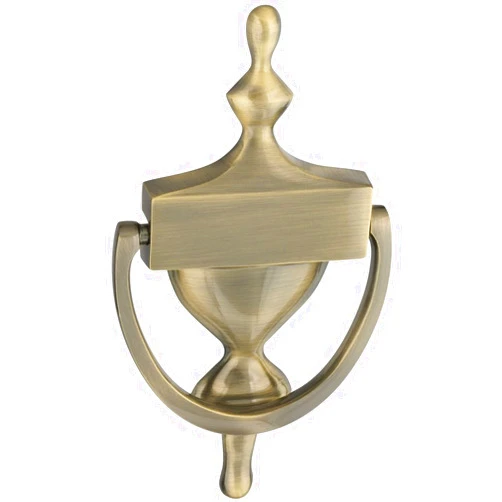 National Hardware N336-156 V1914 Door Knocker in Antique Brass,7