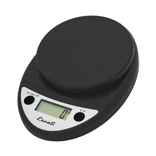 Escali Primo NSF Listed Digital Scale, 11 lb/5 kg, Black (SCDGP11BK)