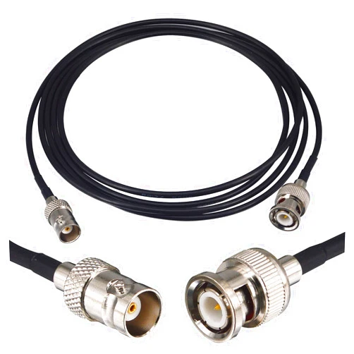 YOTENKO 6ft BNC Extension Cable Male to Female SDI Cable RG174 50 Ohm for Scanner Wireless Microphone System Receiver Broadcast Video and Camera Ham Radio