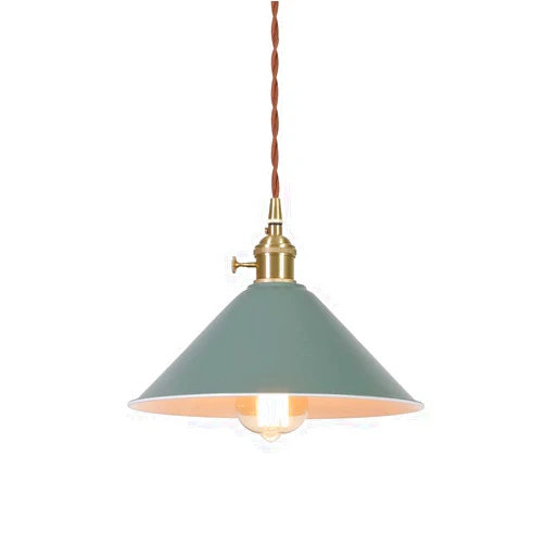 MTDYD E27 Single Head Hanging Light, Creative Personality Iron Chandelier, Ceiling Pendant Lamp, Metal Lamp Shade, Lighting Fixture for Restaurant Cafe Decoration
