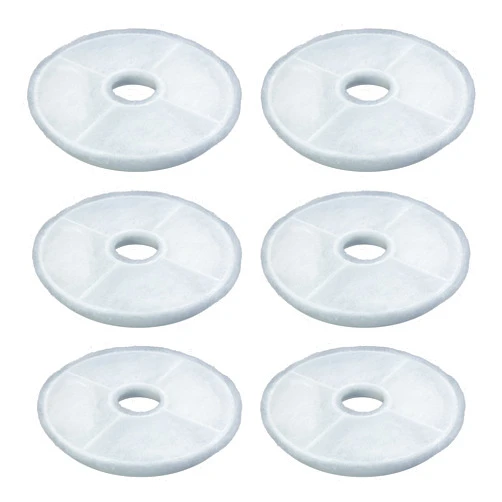 PET STANDARD PetStandard Filters for Catit Design Senses Fountains and Catit Flower Fountains, Pack of 6