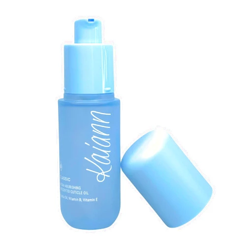 Kaiann Nail & Cuticle Oil - Fragrance Free, Ingredients include Jojoba Oil and Vitamin E and B, Cuticle & Nail Strengthener - Cuticle Softener - Pump Applicator 1oz