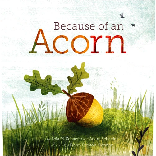 Lola M Schaefer,Adam Schaefer,Frann Preston-Gannon Because of an Acorn: (Nature Autumn Books for Children, Picture Books about Acorn Trees) (NRDC)