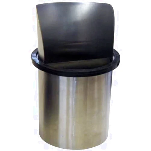 Rattleware Round Knock Box with Splash Guard - Heavy Duty Stainless Steel Construction - Ideal for Espresso Grounds Disposal - Perfect for High-Volume Espresso Bars
