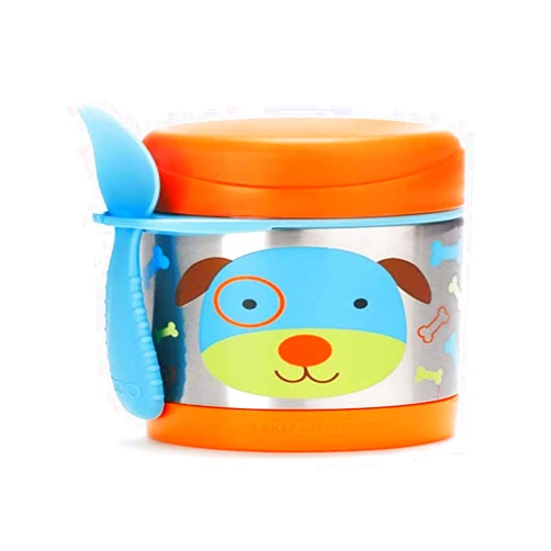Skip Hop Insulated Baby Food Jar, Zoo, Dog