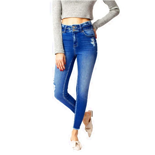Kan Can Kancan Women's High Rise Ankle Skinny Jeans - KC7317