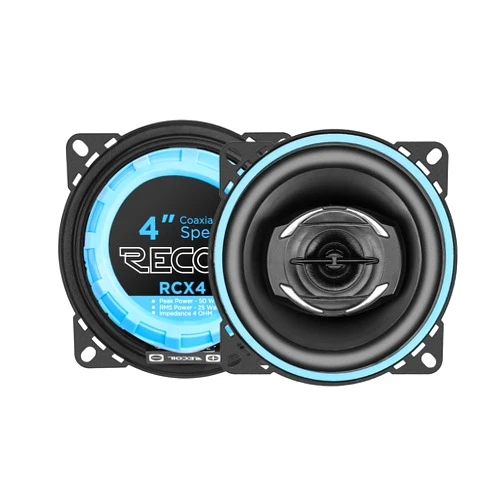 RECOIL RCX4 Echo Series 4-Inch Car Audio Coaxial Speaker System