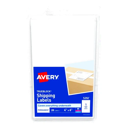 Avery Printable Shipping Labels, 4