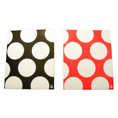 Studio C Carolina Pad Studio C 2 Folder Set ~ Spot On (Red and Black, Both with White Polka Dots)