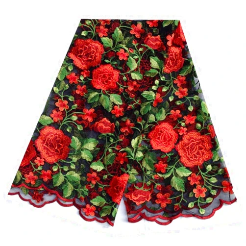 RFGGJNHKJUSWETGBVN LXIANG DIY Fabric Embroidery PrintingAfrican Lace Fabric for Dress Exquisite Guipure Swiss Floral Lace DIY Patchwork Material Cloth 0.5 yards for DIY Sewing (4 White Green 1 Yards 90 cm x 120 cm)