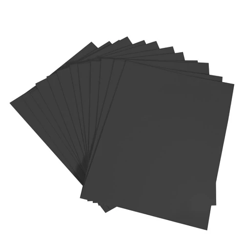 MBJelir EVA Foam Sheets - 8.5x5.5 Inch 2mmThick Non-Adhesive Craft Foam Paper for Crafts Project DIY Cosplay Scrapbooking, Classroom Projects,12 Sheets (Black)