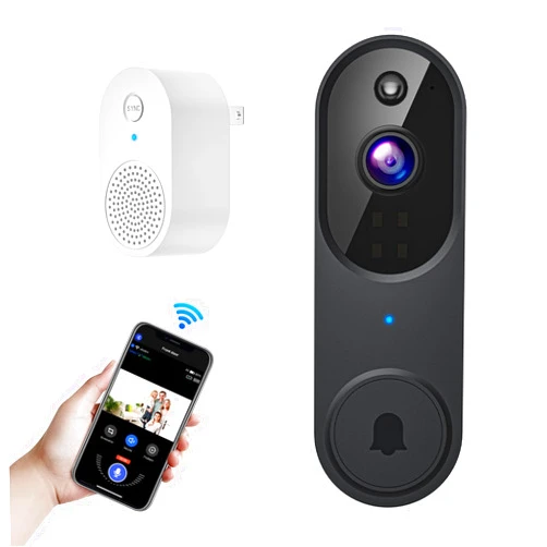 Orbitell Wireless Wi-Fi Video Doorbell Camera with Two Way Audio, AI Motion Detection, Night Vision and Cloud Storage, 2.4G Wi-Fi only