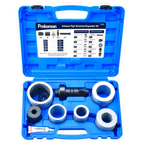 Prokomon Exhaust Pipe Expander Tool; Exhaust Pipe Stretcher Kit; Tail Pipe Spreader 1-5/8 to 4-1/4 Inches