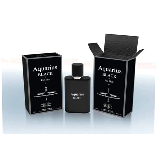 Tokuyo Aquarius Black for Men Eau de Toilette Natural Spray Men Cologne Masculine Scent 3.4 Fl Oz/100ML, 3.40 Fl Oz (Pack of 1)