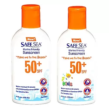 Safe Sea Anti-Jellyfish Sting Protective Lotion - Sunscreen - Sunblock - Sea Lice - Jelly Fish - 50SPF Adults (50+ kids 1 pack + SPF50+)
