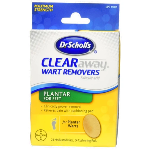 SCHERING-PLOUGH NO POST Dr. Scholl's Clear Away Wart Remover Plantar 24 ea