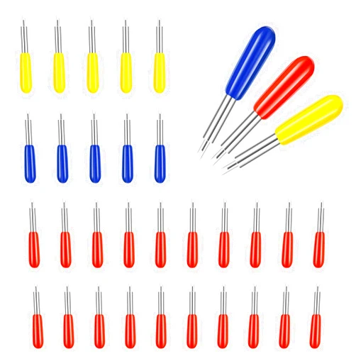 AJulyBee 30 PCS Cricut Accessories Blades for Cricut Explore Air Maker Expression, AJulyBee Premium Replacement Blades 30° 45° 60°Cricut Explore Air 2 Accessories