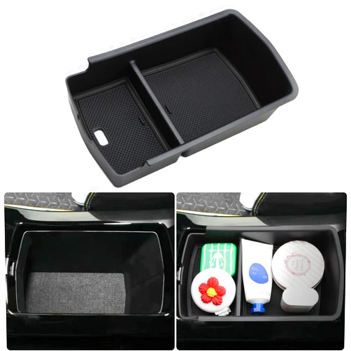 MARCHFA Center Console Organizer Tray Compatible for VW ID.4 ID.6 2024 2023 Accessories Armrest Oragnizer Tray Secondary Storage Box