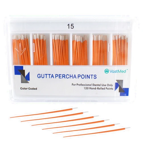 VASTMED 002 Dental Grade Gutta Percha Points #15 by VASTMED | Dental Endo Endodontic Special Taper