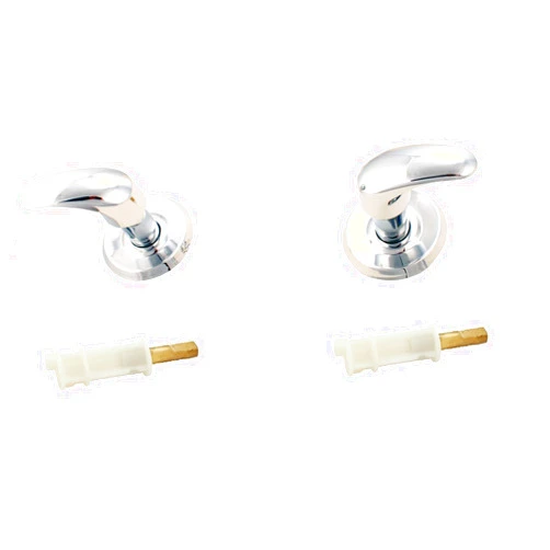 Plumb USA Shower Valve Trim Kit for 2-handle Shower Valve with Matching Stem Extenders, Fit Delta Washerless Shower #2600, 2800, Triple Chrome Finish -By Plumb USA 38840
