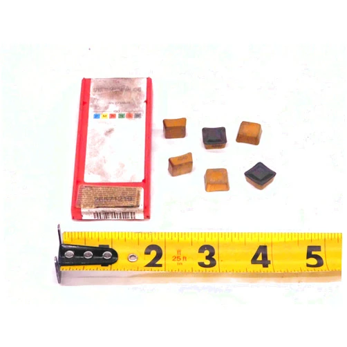 M & J Tooling LLC 6pcs New SANDVIK COROMANT SPKR 12 04 ED R-WH 4240 TiN Coated Carbide Inserts - MW1629CM4