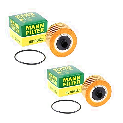 Newparts Pair Set of 2 Engine Oil Filters Mann HU10002Z For Smart Fortwo 16-18 1.0 0.9 L3