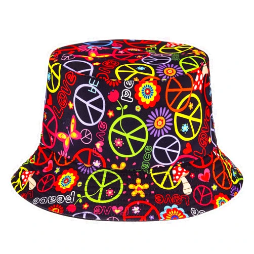 Be Your Own Style BYOS Unisex Trendy Reversible Lightweight Printed Bucket Hat Packable Outdoor