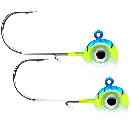 VMC Neon Moon Eye Jig 1/32 Blue Fire UV, Multi, One Size (NME132-BFU)