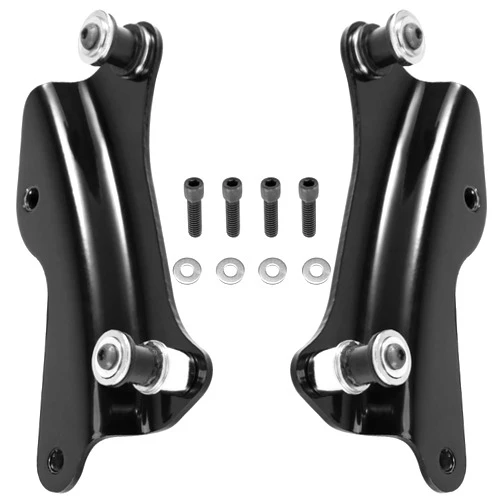 Eumti 4-Point Docking Hardware Kit Quick Release Tour Pack Luggage Rack Sissy Bar Mounting Kit Replacement 52300354 for Harley Touring Street Glide Electra Glide Road King Road Glide 2014-2024
