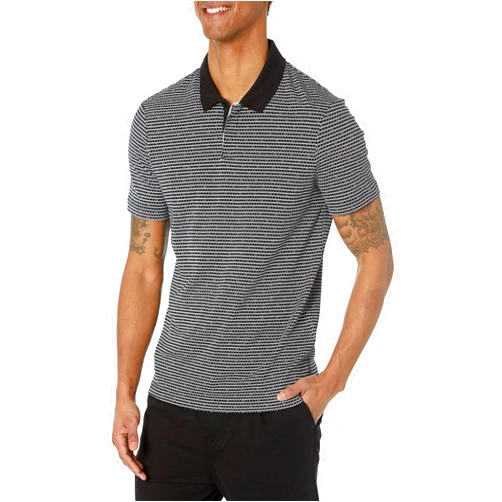 Emporio Armani Men's Stretch Cotton Piquet Polo Shirt