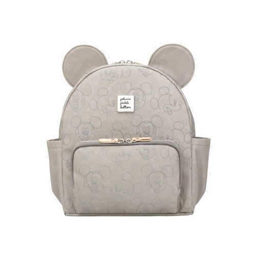 Petunia Pickle Bottom Mini Backpack | Diaper Bag Backpack for Parents | Stylish Bag and Organizer | Compact Backpack for On The Go Moms and Dads | Love Mickey Mouse