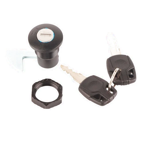 Acouto Motorcycle Fitting Tail Lock Scooter Rear Trunk Lock Kit Aluminum Plastic for Electric Motorcycles Storage Trunk Accessories (Short Hook)