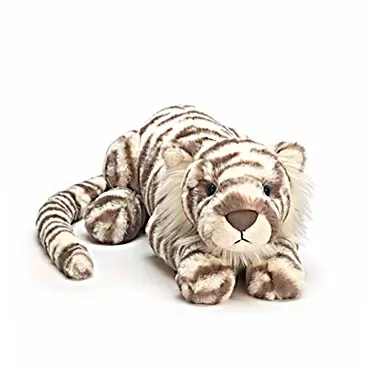Jellycat Sacha Snow Tiger Stuffed Animal, Really Big, 33 inches Really Big - 33