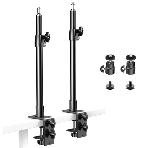 Dazzne 2-Pack Camera Desk Mount Stand with 1/4