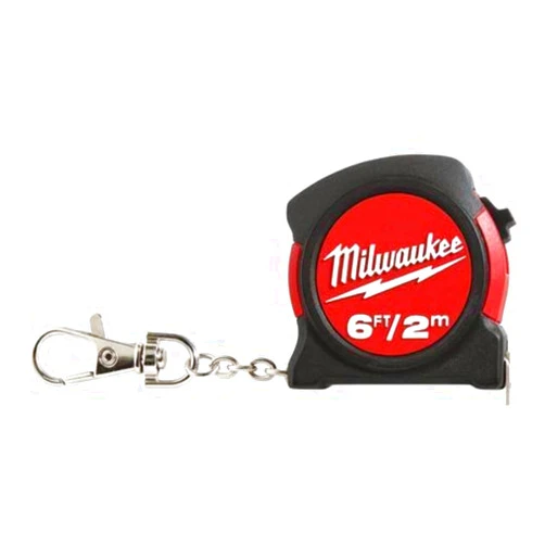 TWQBHSH Fits Milwaukee Tool 48-22-5506 Milwaukee 6Ft / 2M Keychain Tape Measure, Red