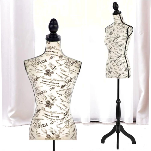 Dkeli Mannequin Torso Manikin Dress Form Adjustable Manican Bodies for Clothes, 60-67 Inch Female Standing Mannequin with Tripod Stand Sewing Dress Form for Display Women Clothes Jewelry