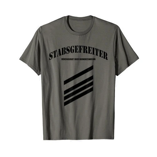 Tolle Mannschafter Beförderung Soldaten Motive German armed forces staff freiter service grade soldier teams T-Shirt