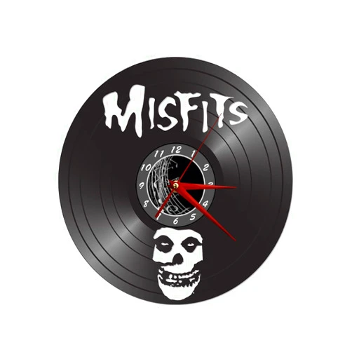 Generic 12 inch Black Recycled Vinyl Record Decor - Vinyl Record Clock - Records for Wall - Vinyl Wall Decor