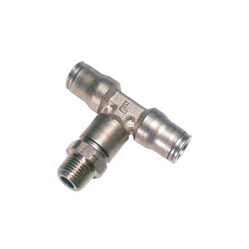 Legris Nickel Plated Brass Male Branch Tee, 8mm Tube Size - 3608 08 13