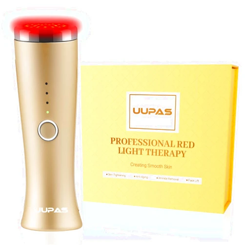 UUPAS Red Light Therapy for Face - FDA Cleared - UUPAS LED Light Therapy Facial Massager for Face - Skin Tightening Machine for Anti Aging,Wrinkle Removal,Face Lift