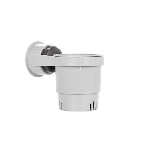 Camco RV Cup Holder with Mechanical Suction – Portable Drink Holder for RVs, Campers, & Boats - Features Heavy-Duty Suction Cup Mount Compatible w/Smooth, Non-Porous Surfaces - Gray (53084)